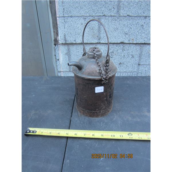 Antique CNR Railway Coal Oil Carrying Can