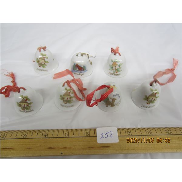 Collection of 7 Vintage Hudson Bay Bells