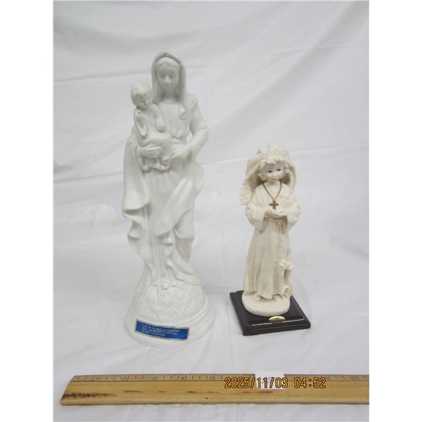 Religious Statues with Music Boxes in the Bottom