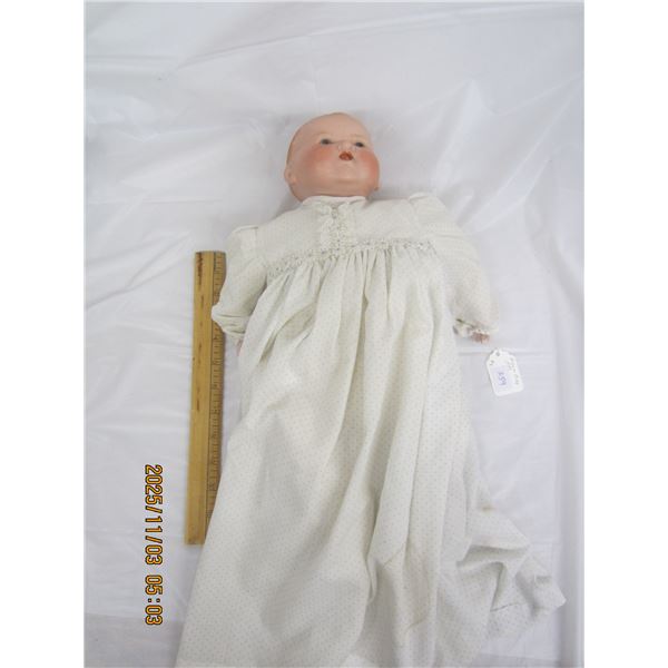Very Rare AM German Dream Baby Doll China Head with Cloth Body 17 inches Long
