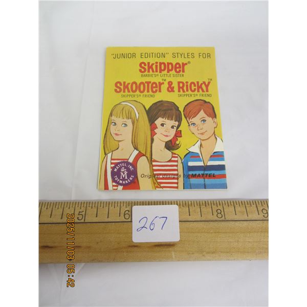 1960's Skipper Barbie's Little Sister Mattel Brochure