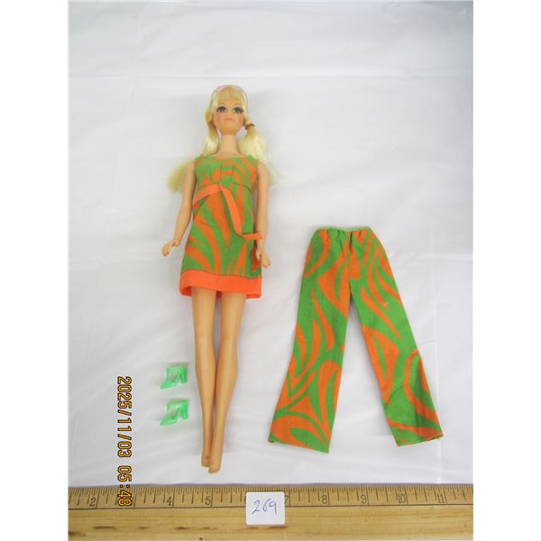 Late 1960's MOD Barbie Doll Dressed