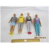 Image 1 : Lot of 4 Vintage Ken Dolls
