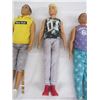 Image 4 : Lot of 4 Vintage Ken Dolls