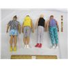 Image 8 : Lot of 4 Vintage Ken Dolls