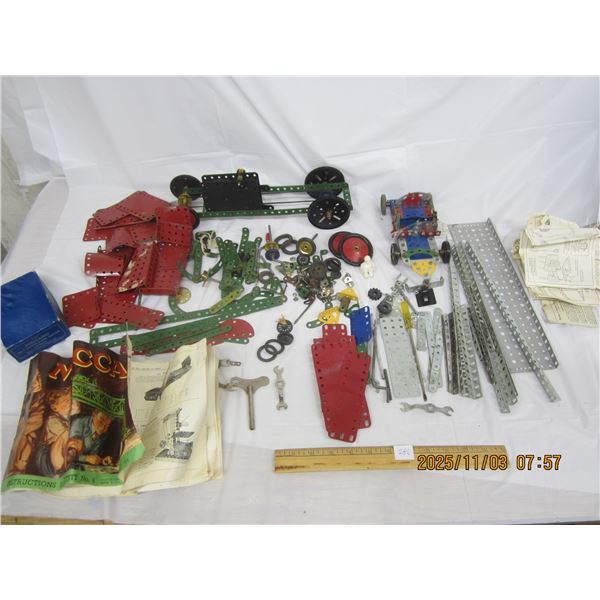 Large Lot of Vintage Meccano Stuff