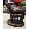 Image 1 : Bronze Horse & Colt Statue
