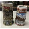 Image 1 : Budweiser & Coors Beer Steins Mugs