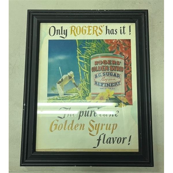 Rogers Golden Syrup Framed Picture