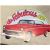 Image 2 : The Fabulous 50’s SIGN Cardboard 1956 Chevy Bel Air 1980’s Advertisement