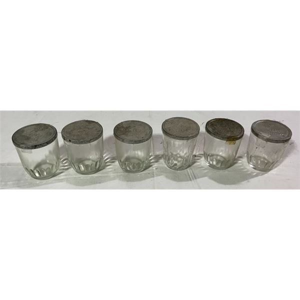 6 Vintage Ball Jelly Jars