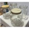 Image 4 : 4 Large Vintage Jars - Flour, Coffee, Sugar, and more Storage