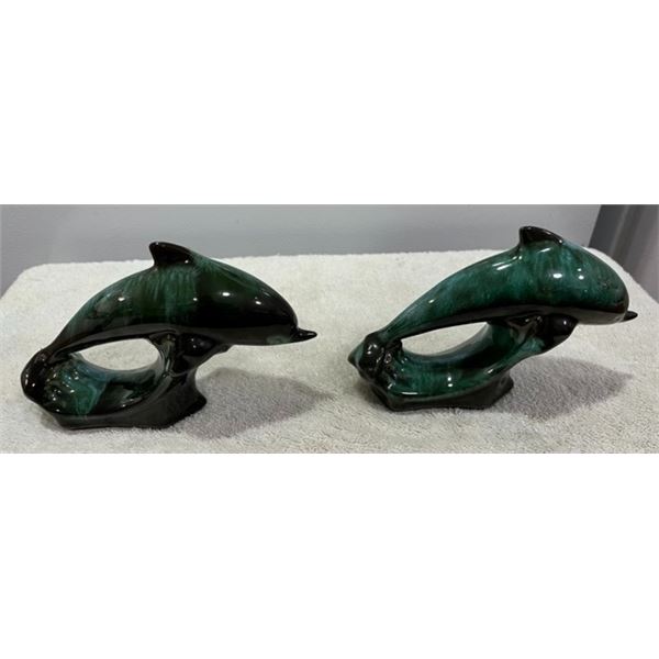 Blue Mountain Pottery - 2 Dolphins