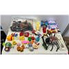 Lot of Toys - Top Gun, Fischer Price, Snoopy, Car Key Chain, Batman, Kids Watches, Mint Tins