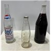 Image 2 : 3 Pepsi Bottles - Pepsi Natural, Colorado 76 Pepsi & Full Large Pepsi Bottles
