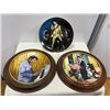 Image 1 : 1989, 1991 Elvis Presley "Looking At the Legend" Delphi Collector Plates # 3, 10, 13 - Nice Conditio