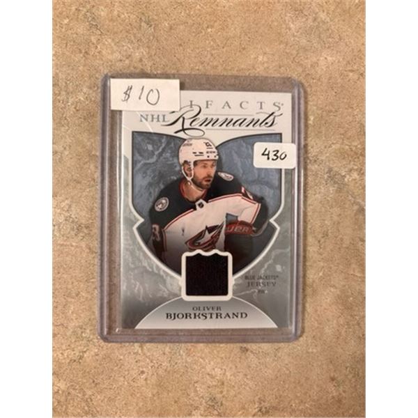 Oliver Bjorkstrand - Jersey Card