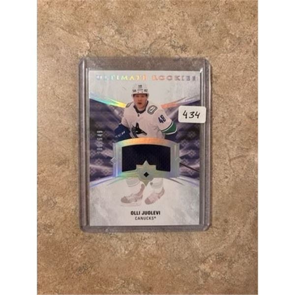 Olli Juolevi - Rookie Jersey Card