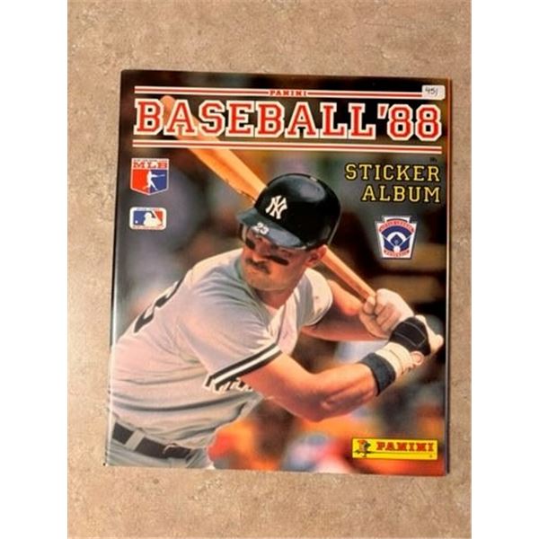 1988 Baseball Sticker Album (new)