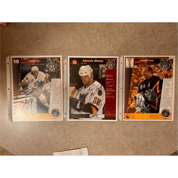 Autographed Hockey Prints (5)