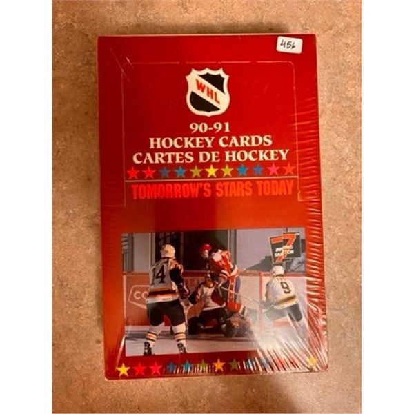 1990-91 WHL Hockey Cards - Factory Sealed Box
