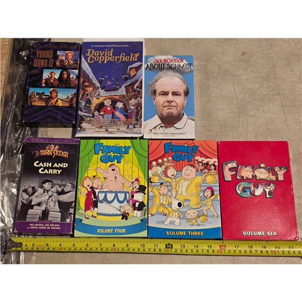 Lot of DVD's and VHS movies