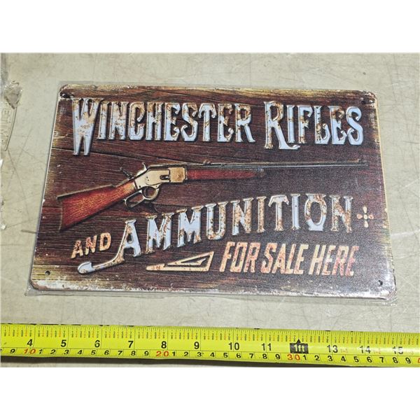 Winchester sign- 8x11"