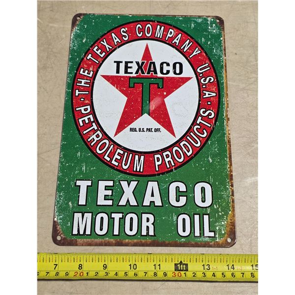 Texaco sign- 8x11"