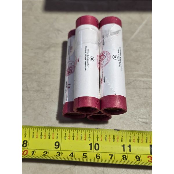 4 rolls of pennies- 2006