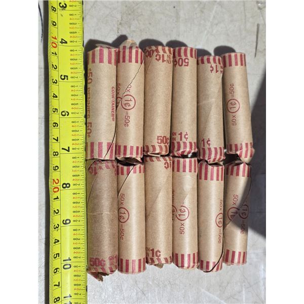 12 rolls of pennies- 2006