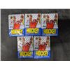 Image 1 : (5) Unopened Packs of 89 Topps Hockey Cards