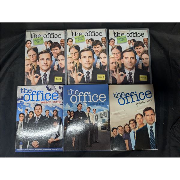 Lot of The Office Seasons 3-5 DVDs