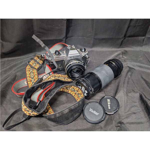 Nikon 50mm Camera (not Tested) + Vivtar 1980 Lens