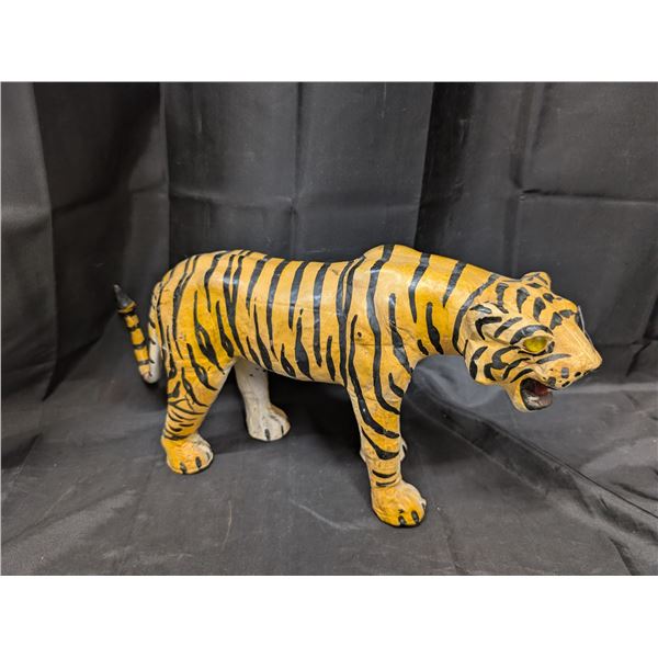 Vintage Hand Crafted Tiger (missing Whiskers)