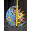 Image 1 : Folk-art Moon Wall Decor 15"x13"