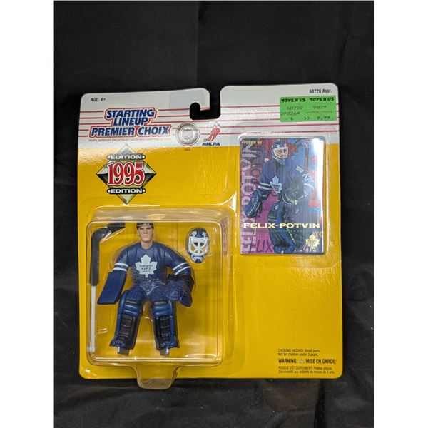 Starting line Up  1995 Edition Felix Potvin  Hockey Figured Sealed