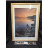 Image 1 : Canoe Framed Photograph 29"x21" and "Have a nice Poop" Stand