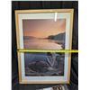 Image 4 : Canoe Framed Photograph 29"x21" and "Have a nice Poop" Stand