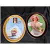 Image 1 : (2) Vintage Oval Trays (1) Coca-Cola (1) Captain James Cook
