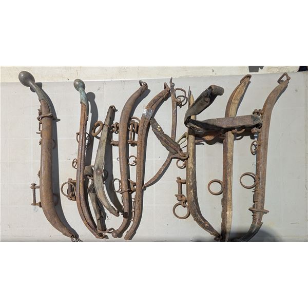 Antique Horse Hames Lot