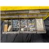 Image 4 : Yellow Storage Unit (tools Materials) 17"x11" w/ Misc. Tool Hardware