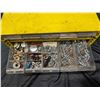 Image 5 : Yellow Storage Unit (tools Materials) 17"x11" w/ Misc. Tool Hardware