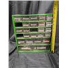 Image 2 : Green Storage Unit (tools Materials) 12"x13" w/ Misc. Tool Hardware