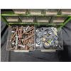 Image 3 : Green Storage Unit (tools Materials) 12"x13" w/ Misc. Tool Hardware
