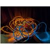 Image 3 : Box of Misc. Coloured DL-2W Series Coiled Lights (Snowman Design and Blue) (works)