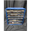 Image 1 : blue Storage Unit (tools Materials) 12.5"x13.5" w/ Misc. Tool Hardware
