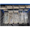 Image 4 : blue Storage Unit (tools Materials) 12.5"x13.5" w/ Misc. Tool Hardware