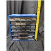 Image 5 : blue Storage Unit (tools Materials) 12.5"x13.5" w/ Misc. Tool Hardware