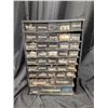 Image 1 : Grey Storage Unit (tools Materials) 13"x18" w/ Misc. Tool Hardware