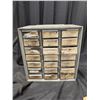 Image 1 : Grey Storage Unit (tools Materials) 10"x10" w/ Misc. Tool Hardware